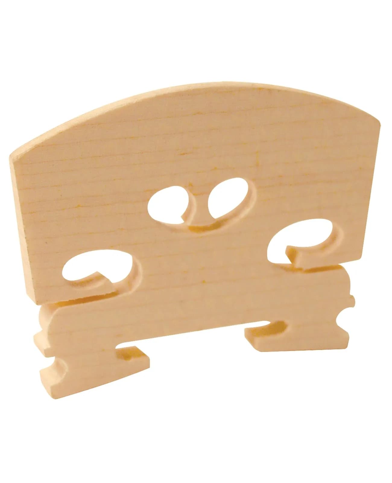 Anton Breton VP-201 Student Violin Bridge - 4/4 Size | Untreated Northern Maple, Easy Install, Enhances Tone — Natural