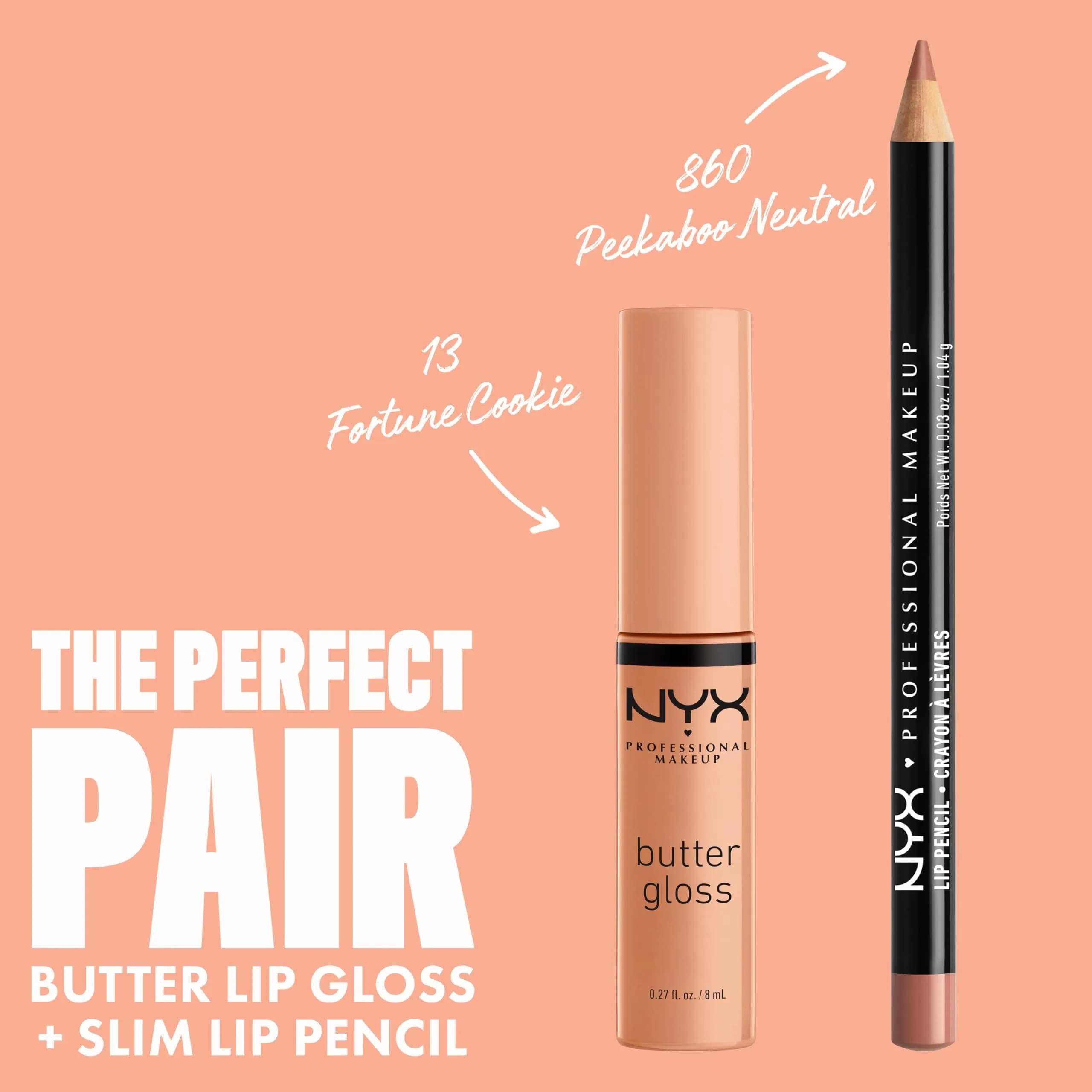 NYX PROFESSIONAL MAKEUP Butter Gloss Lip Gloss - Fortune Cookie (True Nude) 8ml (0.27 Fl Oz) | Non-Sticky, Sheer to Medium Coverage - view 4
