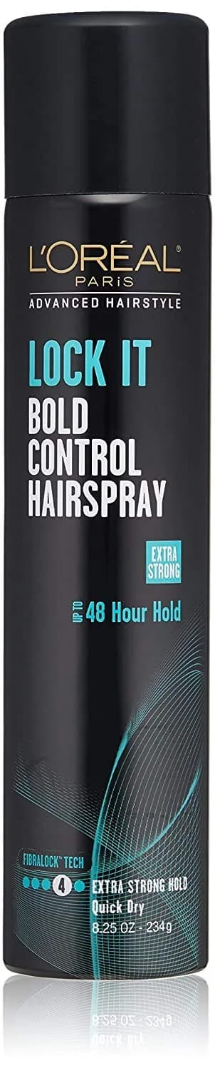 L'Oreal Paris Advanced Hairstyle Lock It Bold Control Hairspray 250ml (8.25 Ounce) | Extra Strong Hold for Humidity Resistance - main product image