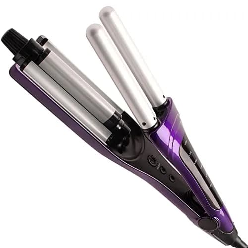 Bed Head A Wave We Go Tourmaline Ceramic Adjustable Hair Waver | 204.4°C (400°F) Max Heat | 1.3 lb (0.6 kg) — Purple