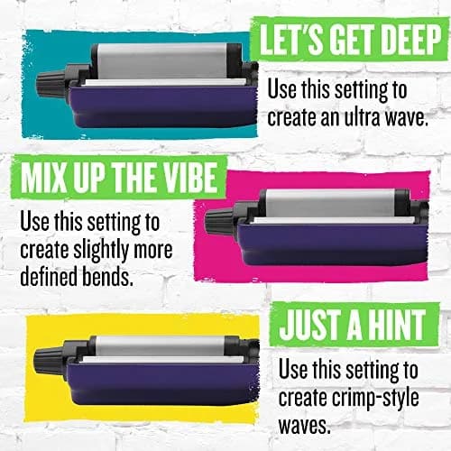 Bed Head A Wave We Go Tourmaline Ceramic Adjustable Hair Waver | 204.4°C (400°F) Max Heat | 1.3 lb (0.6 kg) thumbnail 5