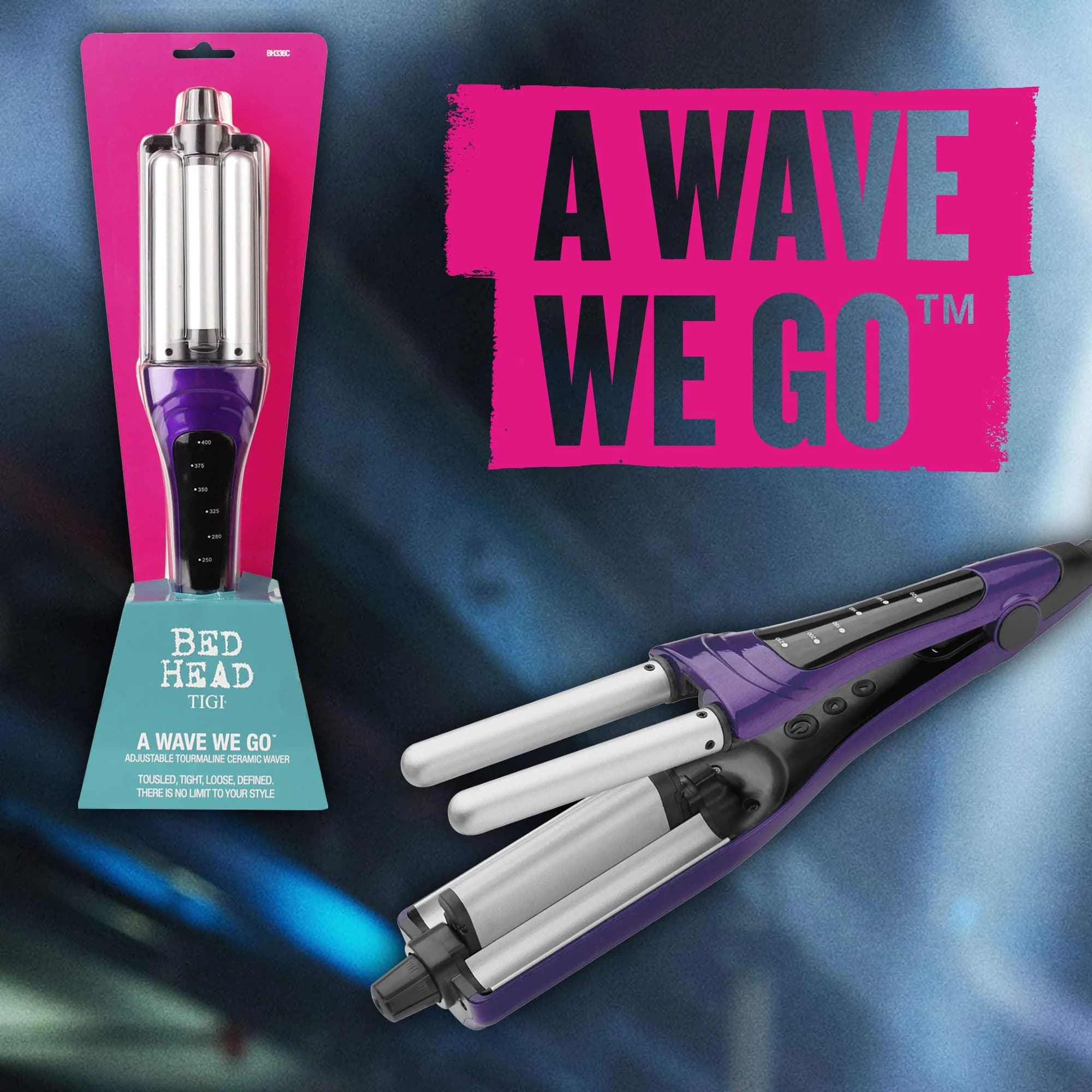 Bed Head A Wave We Go Tourmaline Ceramic Adjustable Hair Waver | 204.4°C (400°F) Max Heat | 1.3 lb (0.6 kg) - view 7