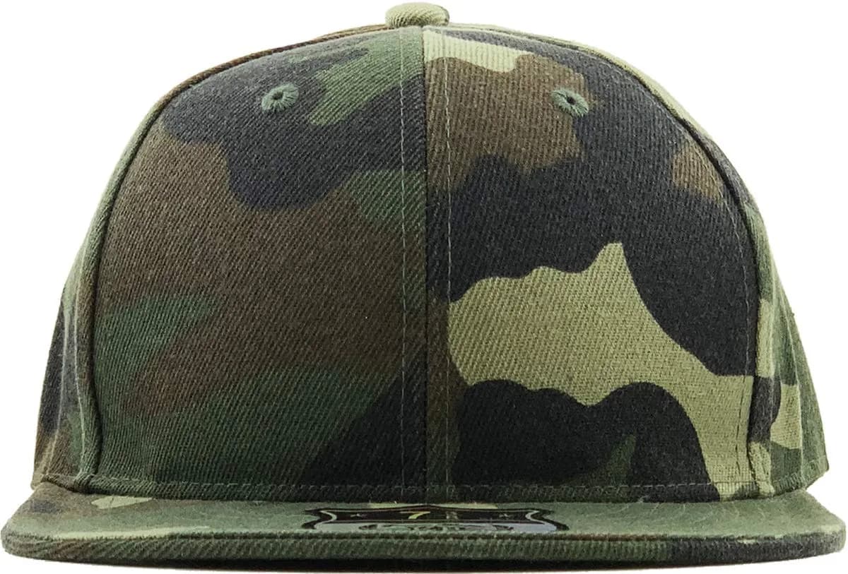 KBETHOS Woodland Camouflage Fitted Baseball Cap 7 5/8 (US Size) | Classic Flat Bill for Everyday Style - view 2