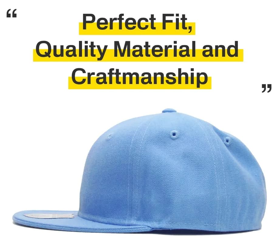 KBETHOS Real Original Fitted Flat-Bill Baseball Cap 7 1/4 (18.4 cm) | Classic Flat Brim for Men & Women thumbnail 6
