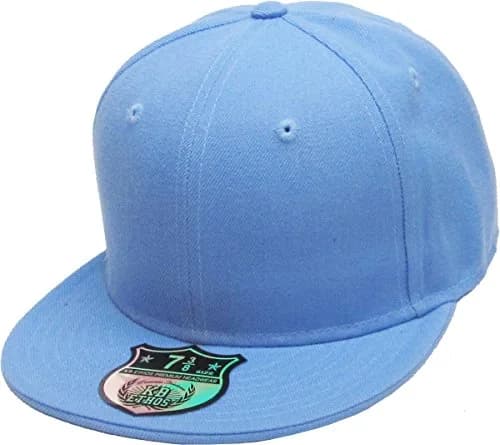 KBETHOS Real Original Fitted Flat-Bill Baseball Cap 7 1/4 (18.4 cm) | Classic Flat Brim for Men & Women thumbnail 1