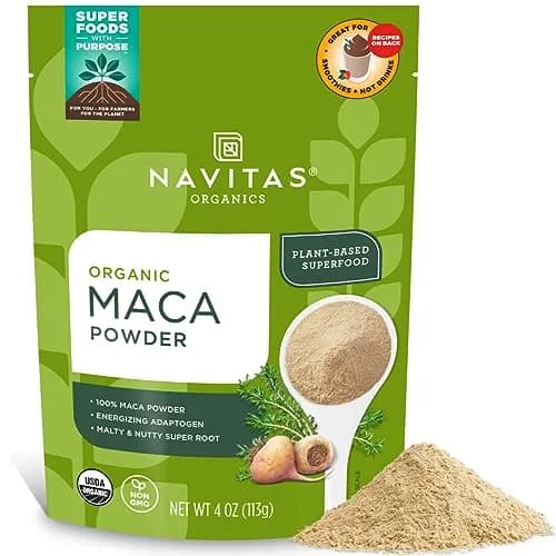 Navitas Organics Gelatinized Maca Powder | 113g (4oz) Adaptogen for Energy & Balance thumbnail 1