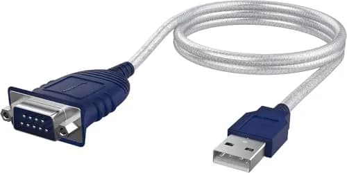 SABRENT USB 2.0 to Serial DB9 RS232 Adapter Cable (CB-DB9P) 0.76m (2.5ft) | Prolific Chipset for Stable Connectivity thumbnail 1