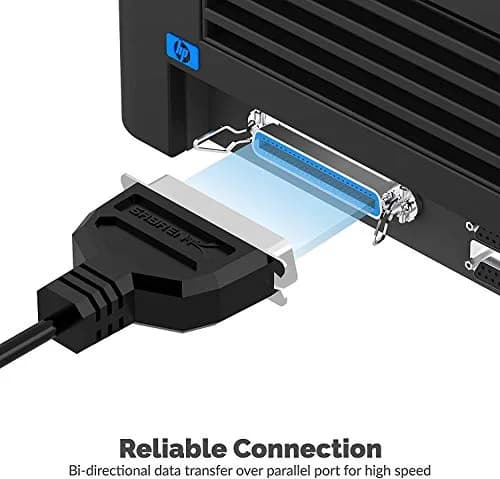 SABRENT USB to Parallel Printer Cable Adapter 1.8m (6 ft) | Connects Parallel Printers via USB thumbnail 4