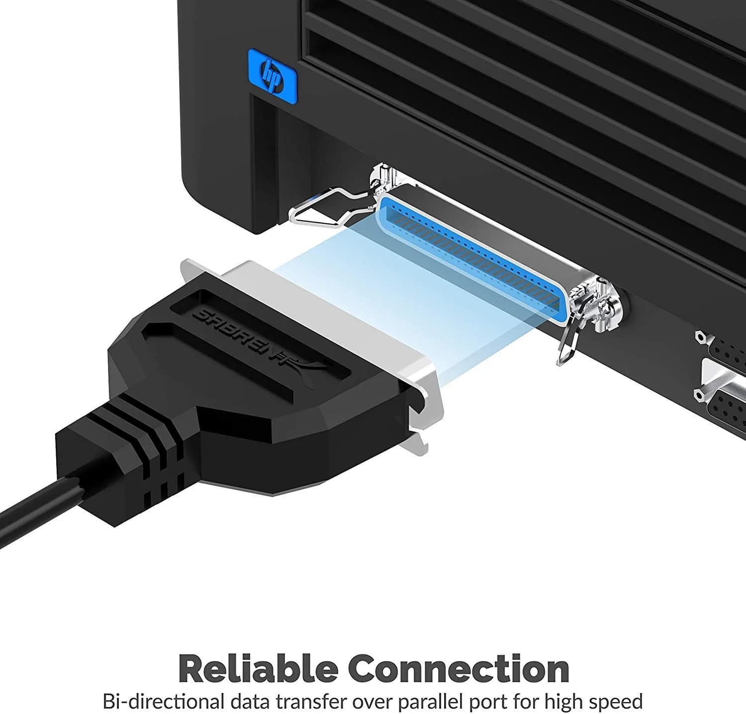 SABRENT USB to Parallel Printer Cable Adapter 1.8m (6 ft) | Connects Parallel Printers via USB - view 4
