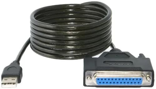 Sabrent USB 2.0 to DB25 IEEE-1284 Parallel Printer Adapter Cable (1.8m / 6ft) thumbnail 4