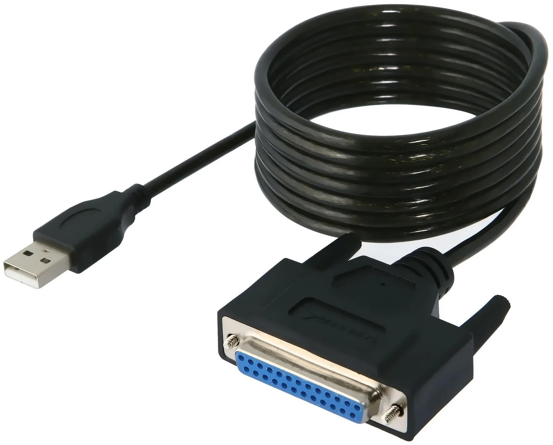 Sabrent USB 2.0 to DB25 IEEE-1284 Parallel Printer Adapter Cable (1.8m / 6ft) - view 3