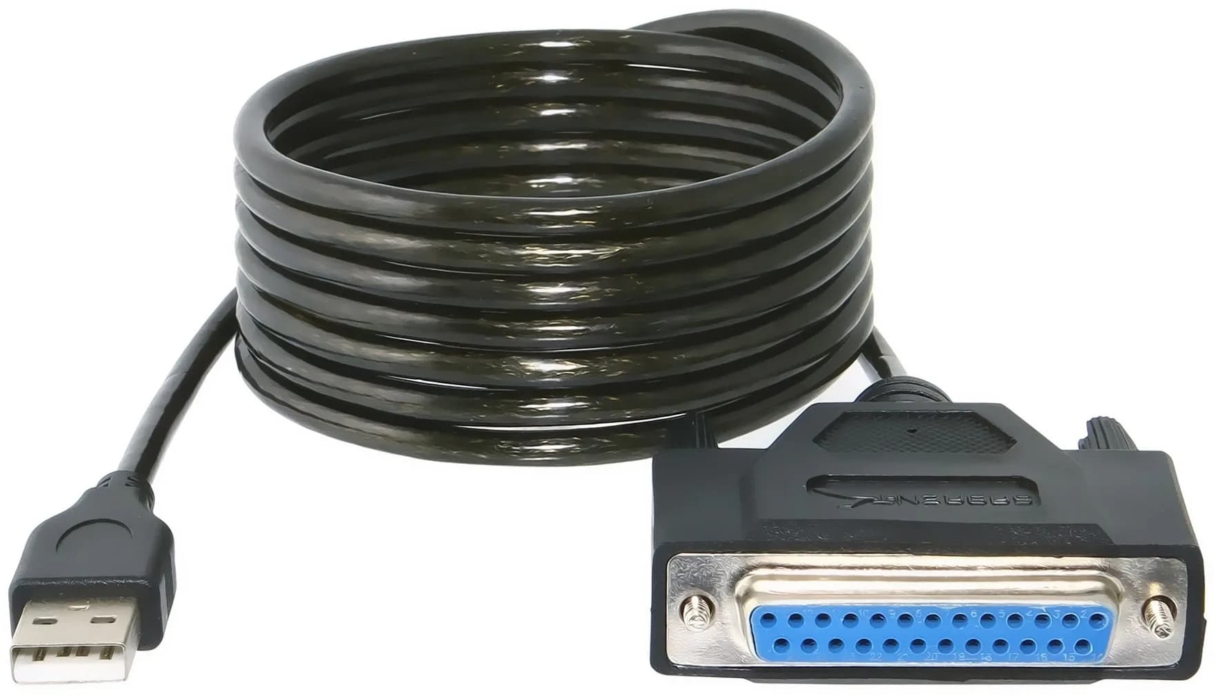 Sabrent USB 2.0 to DB25 IEEE-1284 Parallel Printer Adapter Cable (1.8m / 6ft) - view 4