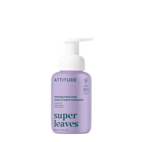 ATTITUDE Foaming Hand Soap, EWG Verified Herbal Musk 295ml (10 Fl Oz) | Plant and Mineral-Based thumbnail 1