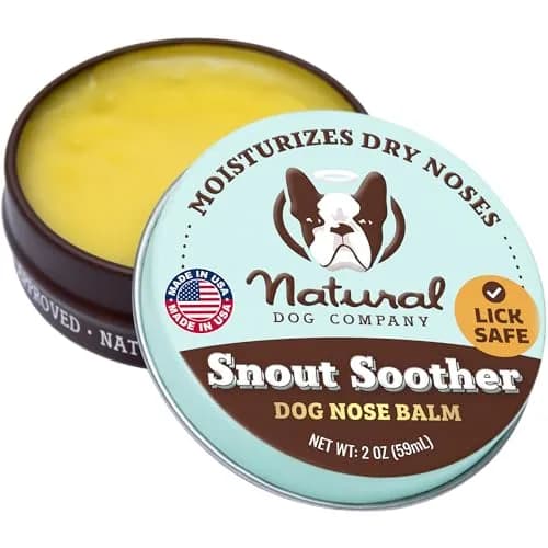 Natural Dog Company Snout Soother 2 oz Tin | Nourishing Nose Balm for Dry, Cracked Snouts thumbnail 1