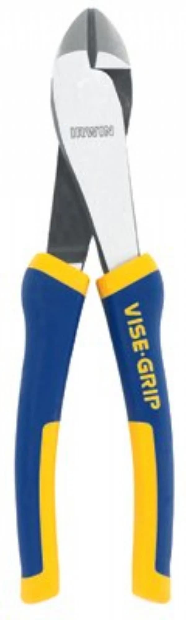 Irwin Vise-Grip Diagonal Cutting Pliers 6in | Alloy Steel, Nickel Chrome, Ergonomic Handle — Nickel