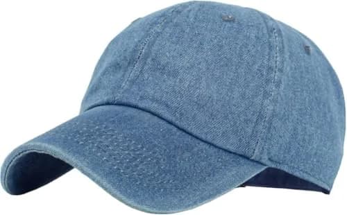 KBETHOS Classic Cotton Dad Hat Adjustable Plain Cap Polo Style Low Profile (Unstructured) Medium Denim thumbnail 1