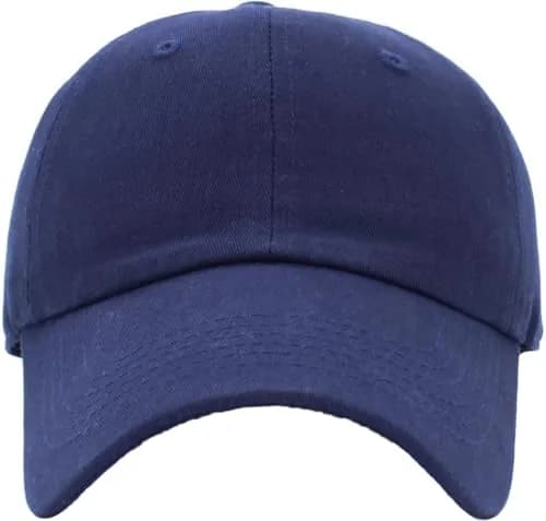 KBETHOS Classic Cotton Dad Hat Adjustable Plain Cap Navy | Low Profile, Sun Protection thumbnail 2
