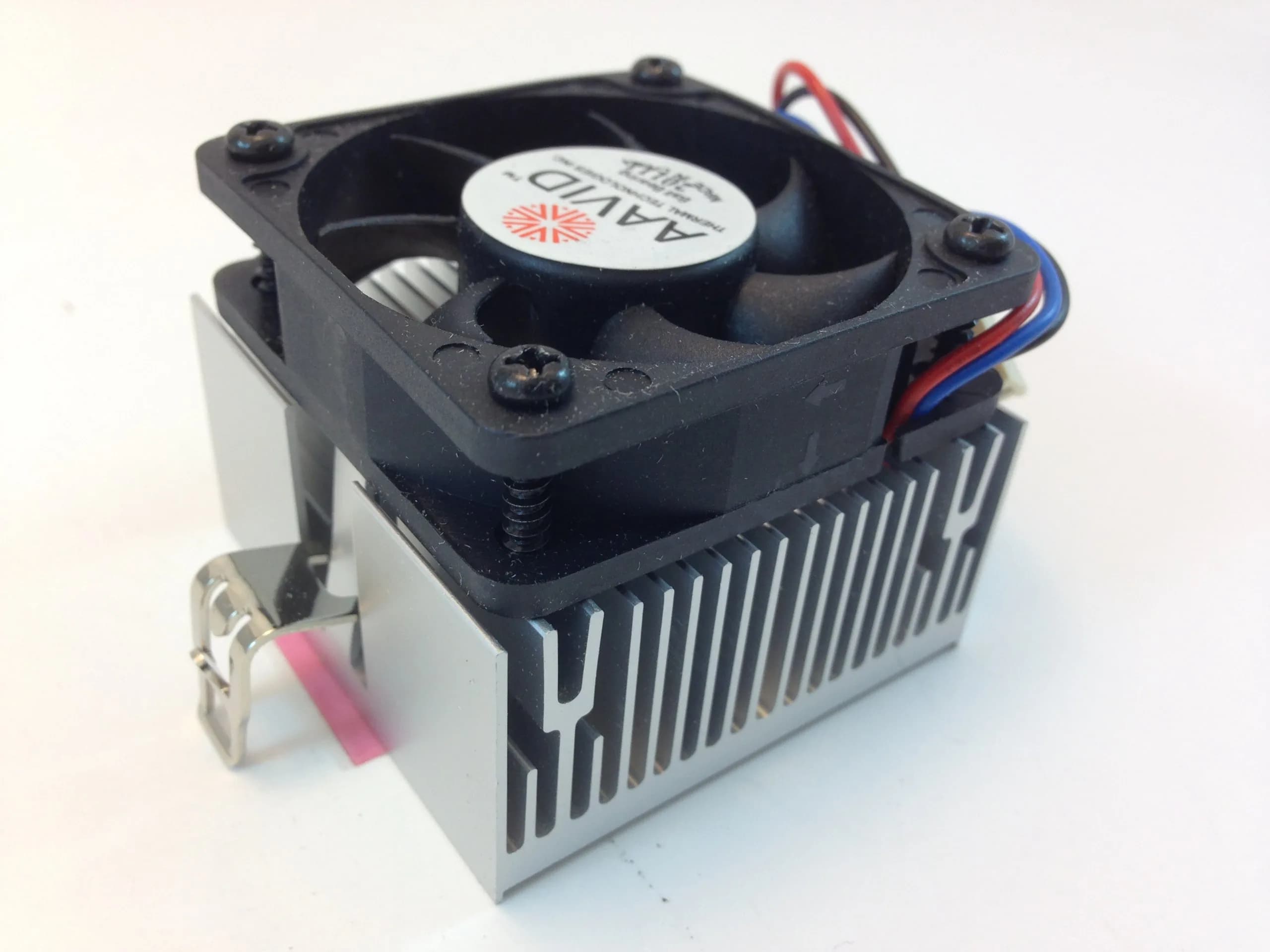AAVID CPU Cooling Fan & HEATSINK 50mm Square Silver | 3PIN Connector, 3W Air Cooling