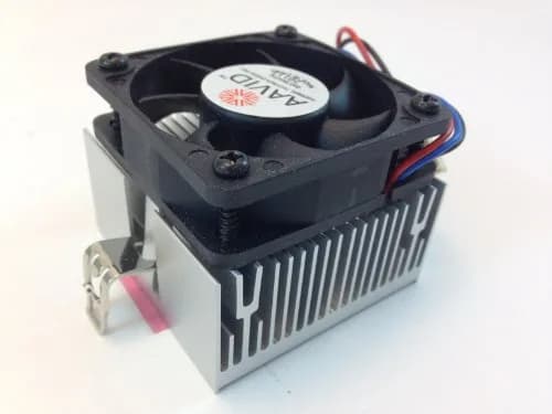 AAVID CPU Cooling Fan & HEATSINK 50mm Square Silver | 3PIN Connector, 3W Air Cooling thumbnail 1