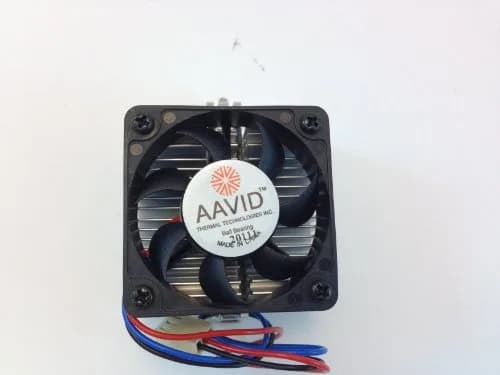 AAVID CPU Cooling Fan & HEATSINK 50mm Square Silver | 3PIN Connector, 3W Air Cooling thumbnail 4