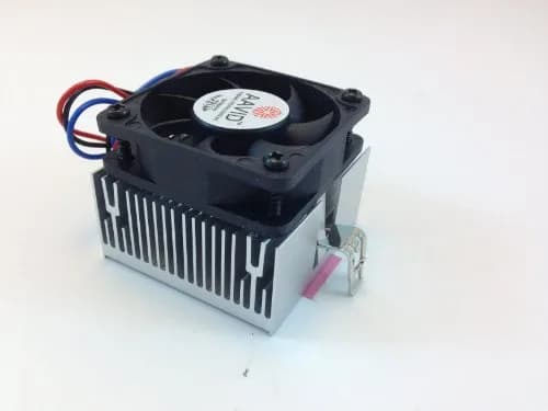 AAVID CPU Cooling Fan & HEATSINK 50mm Square Silver | 3PIN Connector, 3W Air Cooling thumbnail 2