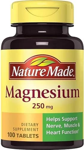 Nature Made Magnesium 250 mg Tablets 500 Count (Pack of 5) | Mineral Supplement for Energy thumbnail 1