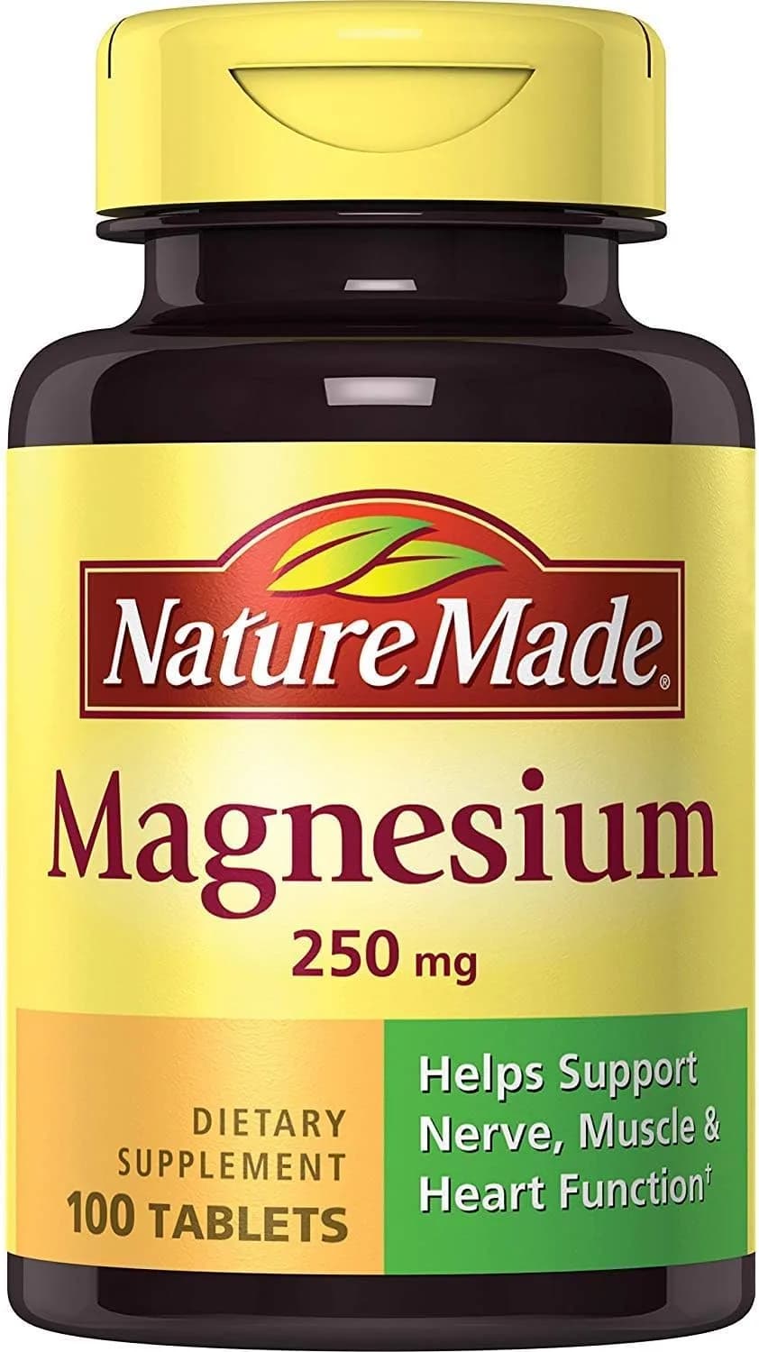 Nature Made Magnesium 250 mg Tablets 500 Count (Pack of 5) | Mineral Supplement for Energy - main product image