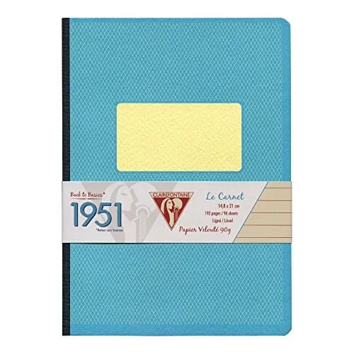 Clairefontaine 'Back to Basics 1951' Clothbound Notebook 5 3/4" x 8 1/4" | Premium French Craftsmanship thumbnail 1