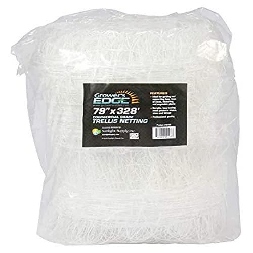 Grower's Edge Commercial Grade Trellis Netting - Guides & Supports Climbing Plants, 79" x 328', Long-Lasting Mesh thumbnail 1