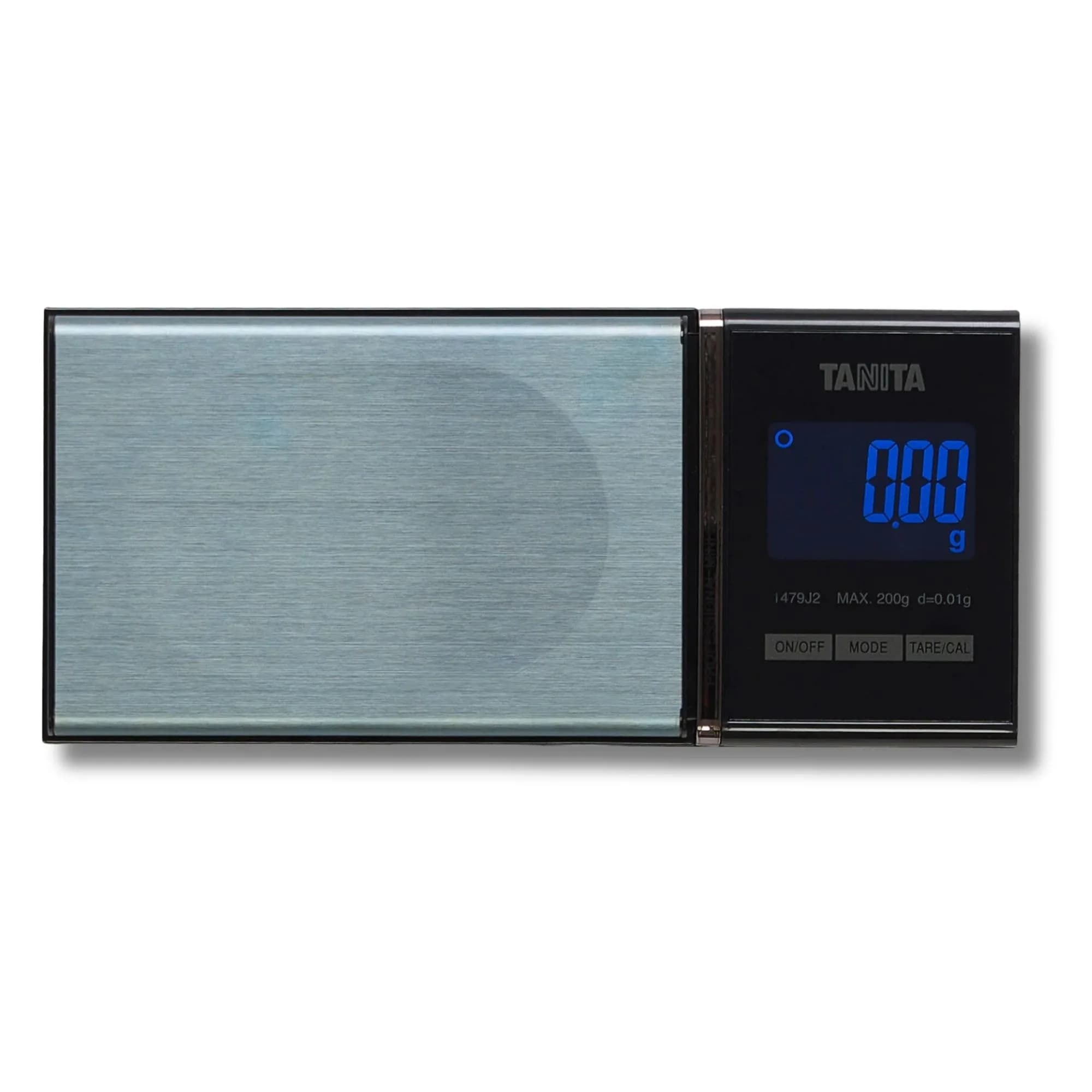 Tanita Mini Scale Japan Technology Accurate Digital Pocket Scale for Jewelry 200g | Blue Backlit Display, 6 Modes — Blue