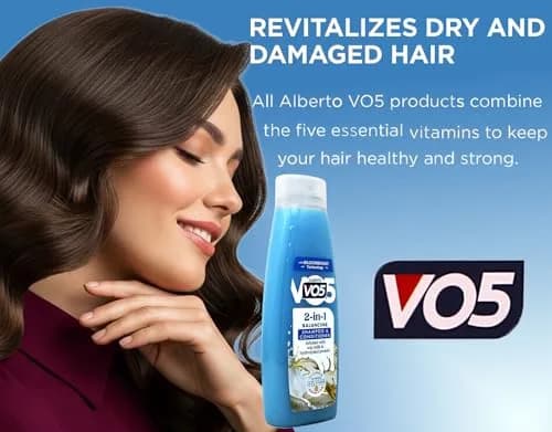 VO5 2 in 1 Shampoo & Conditioner – Deep Nourishing, 12.5 fl oz (370 ml), Sulfate & Paraben Free, Unisex thumbnail 5