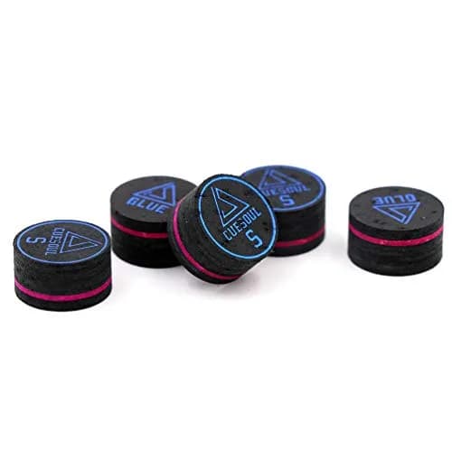 CUESOUL 5pcs 14mm Cue Tips for Billiard & Snooker | Soft Feel, Great Control, Japan Pig Leather thumbnail 6