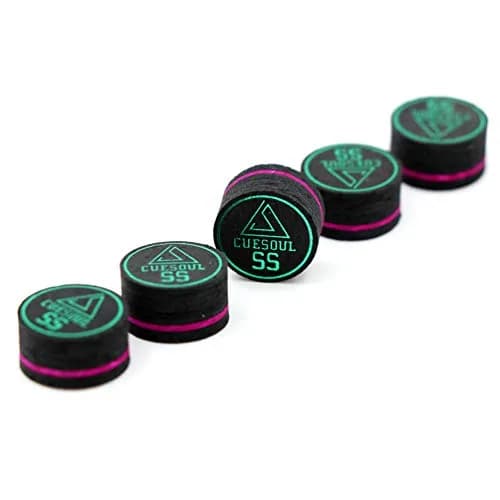 CUESOUL 5pcs 14mm Cue Tip Super Soft for Billiard Pool Cue and Snooker Cue | Japan Pigskin Material, 10 Layers, Easy to Shape thumbnail 5