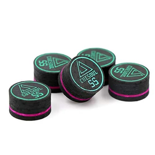 CUESOUL 5pcs 14mm Cue Tip Super Soft for Billiard Pool Cue and Snooker Cue | Japan Pigskin Material, 10 Layers, Easy to Shape thumbnail 6