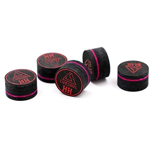CUESOUL 5pcs Pigskin Cue Tips 14mm | 10 Layer Hardness HH for Billiards & Pool thumbnail 5