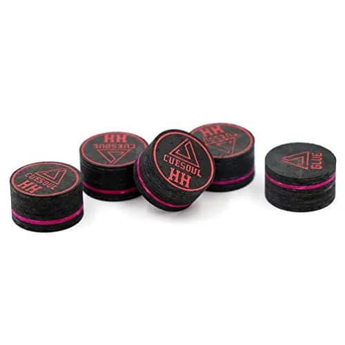 CUESOUL 5pcs Pigskin Cue Tips 14mm | 10 Layer Hardness HH for Billiards & Pool thumbnail 6