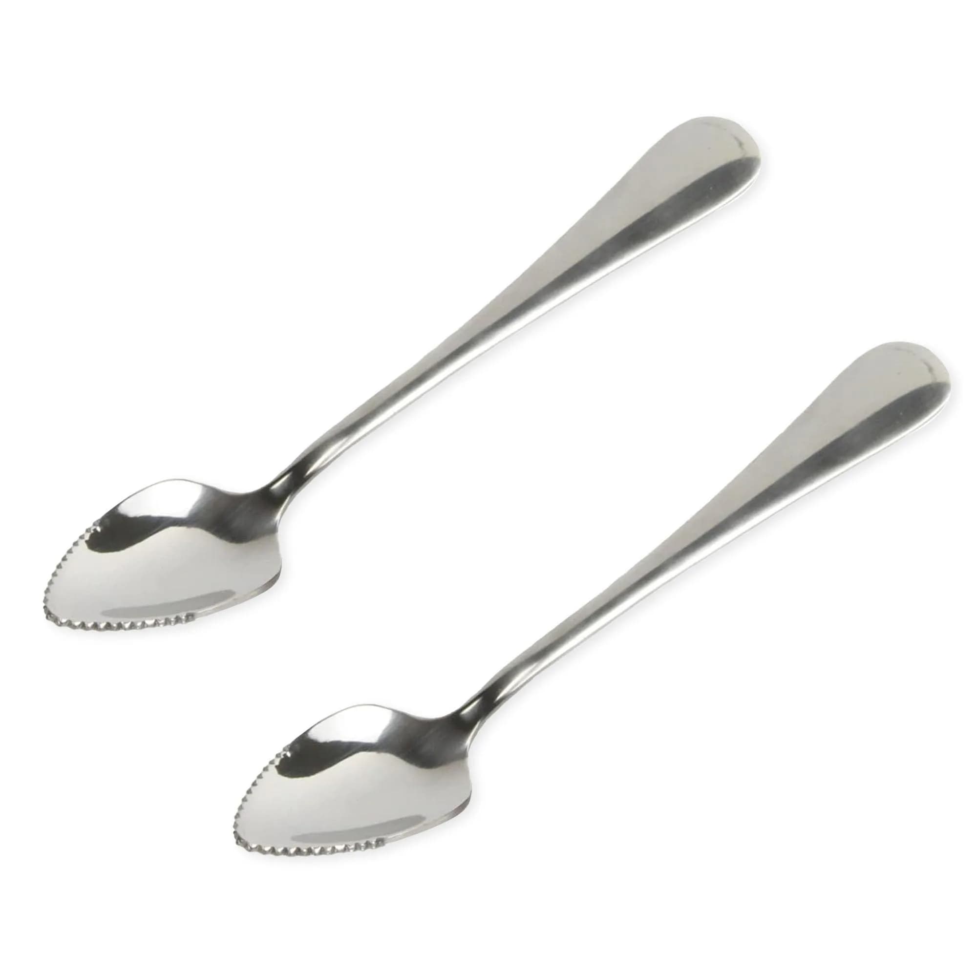 Chef Craft Serrated Grapefruit Spoon 6.5 Inches | Stainless Steel, Dishwasher Safe — Stainless Steel