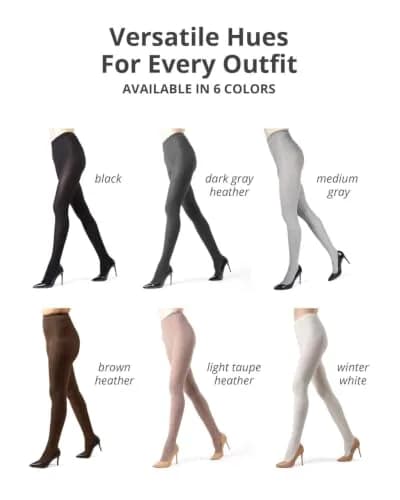 MeMoi Portland Cable Knit Sweater Tights | Warm Opaque Winter Tights for Women thumbnail 7