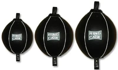 Ring to Cage Double End Bag 12 Inches | Leather Boxing Punching Bag for Speed & Coordination