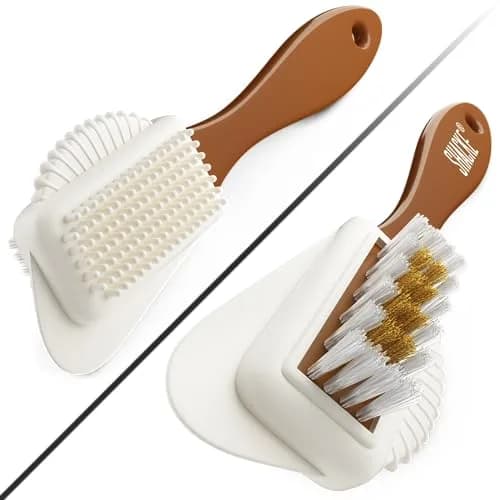Shacke 4-Way Suede & Nubuck Brush Cleaner | Restores Shoes, Boots, Bags & Purses thumbnail 3