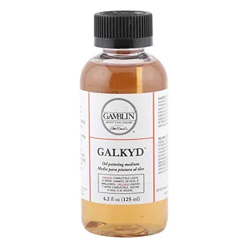 Gamblin Galkyd Painting Medium 4.2 Fl Oz (125 ml) | Speeds Drying & Increases Gloss thumbnail 1