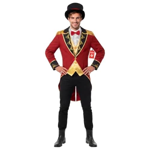Fun Shack Ringmaster Costume Men, Circus, Halloween Costumes for Men, L | Complete Circus Look for Adults thumbnail 1