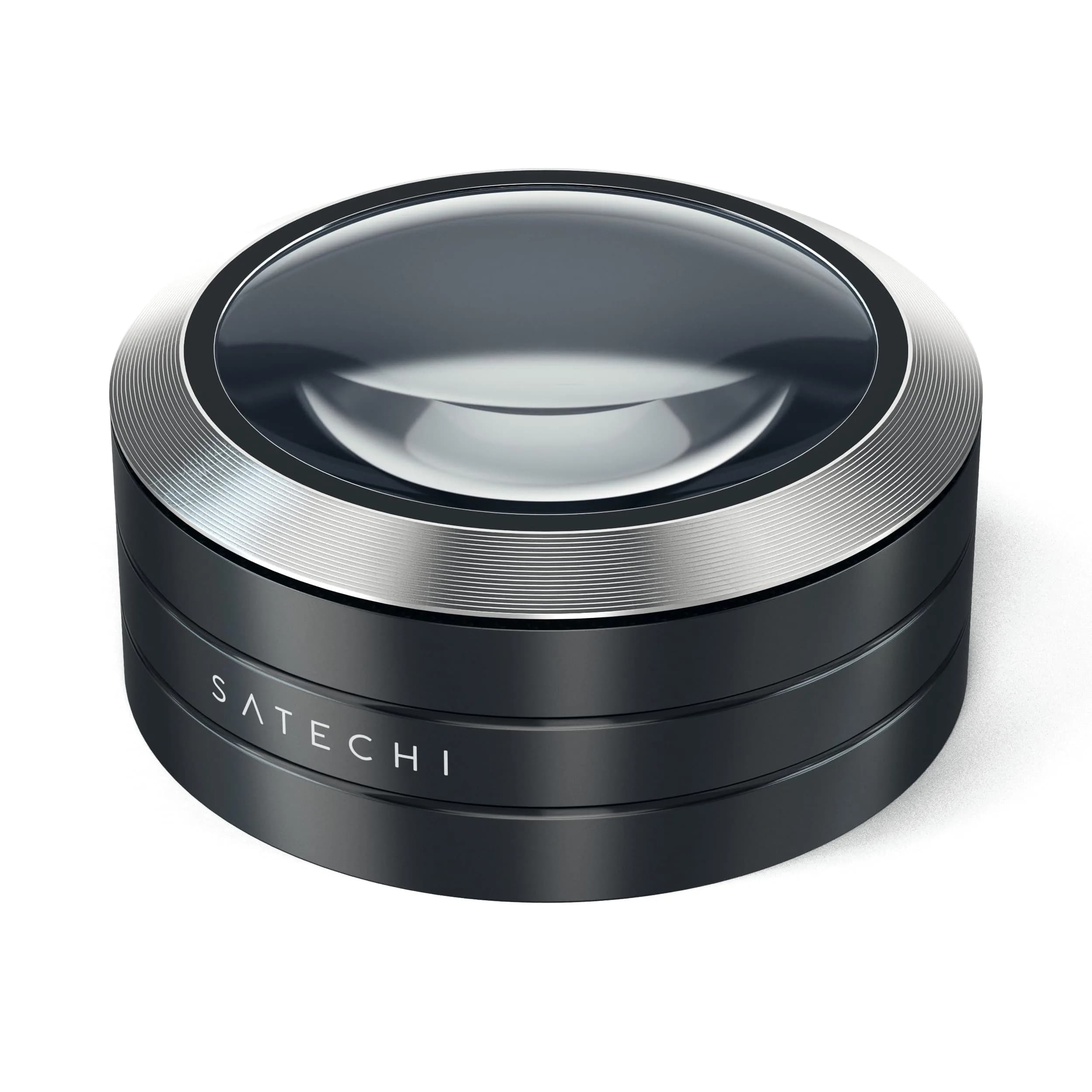 Satechi ReadMate LED Desktop Magnifier 5X | Bright, Portable, with Carrying Case (Black) - main product image