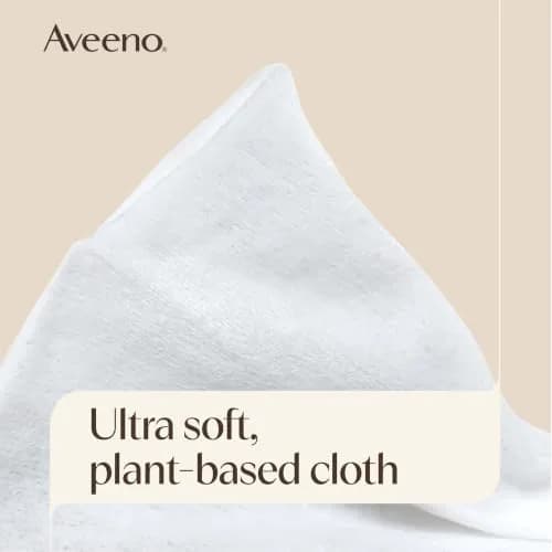 Aveeno Calm + Restore Unscented Makeup Remover Wipes, 25 Ct | Gentle, Fragrance-Free, Oil-Free thumbnail 3