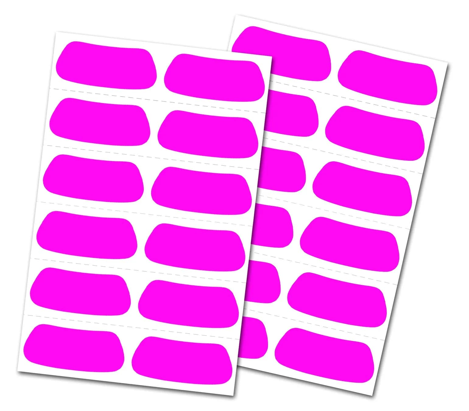 Rawlings Eye Black Adhesive Stickers Pink | Reduce Glare & Match Team Colors