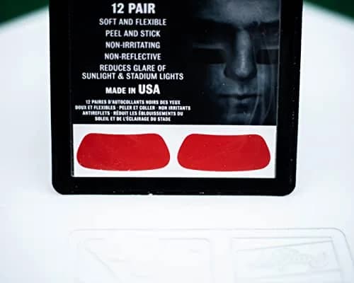 Rawlings Eye Black Adhesive Stickers Pink | Reduce Glare & Match Team Colors thumbnail 2