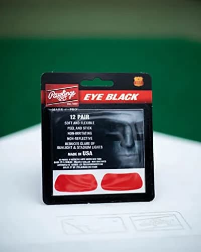 Rawlings Eye Black Adhesive Stickers Pink | Reduce Glare & Match Team Colors thumbnail 3