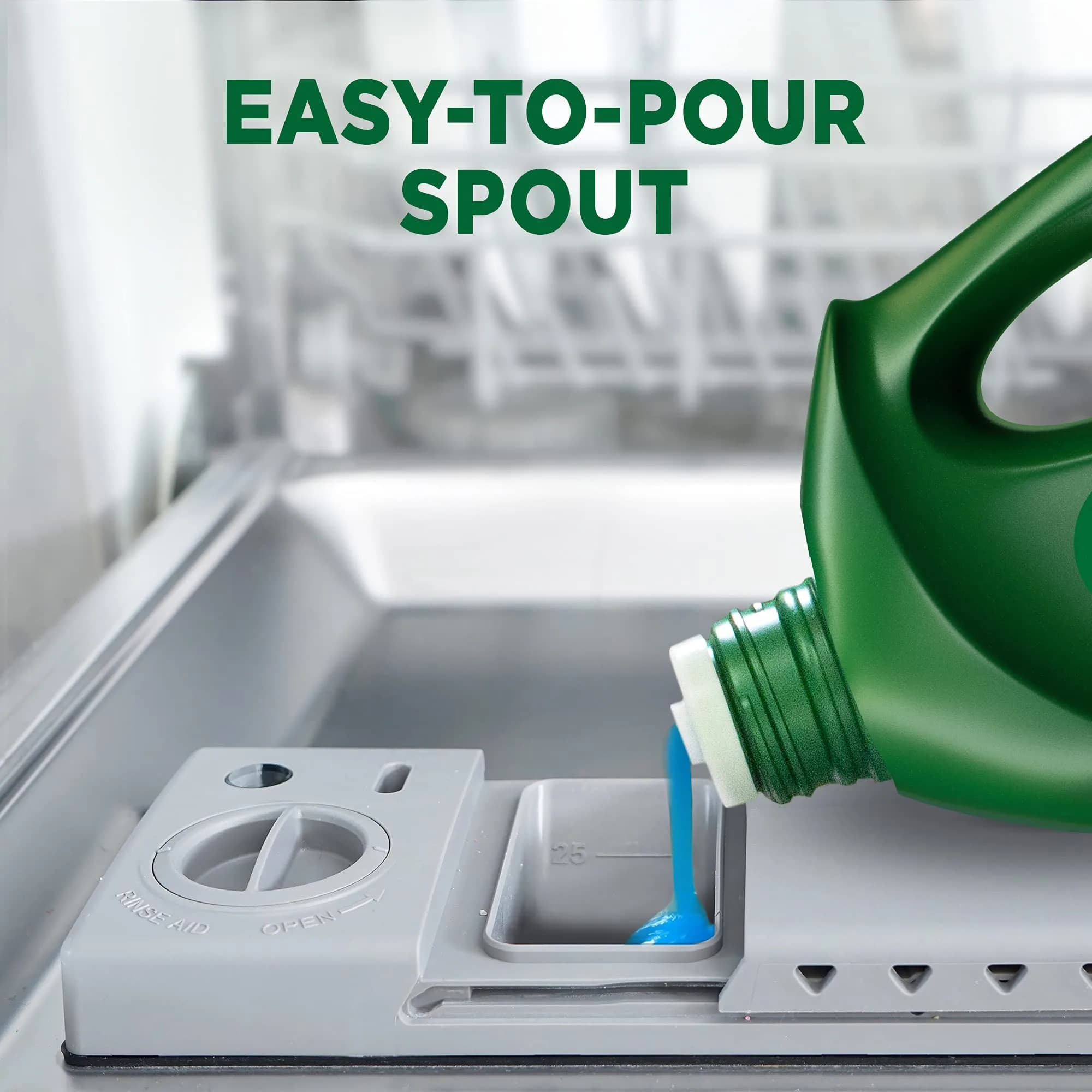 Cascade Complete Dishwasher Detergent Liquid Gel, Fresh Scent, 75 fl oz (2218 ml) | Skip Pre-Washing Dishes - view 4