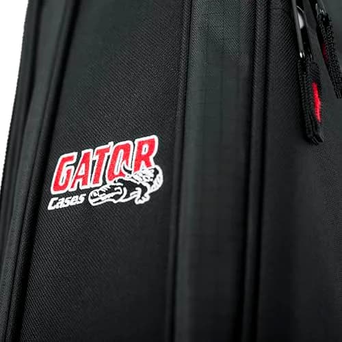 Gator 4G-MiZone Series Gig Bag for Two Electric Guitars | Padded, Dual Compartments, Adjustable Backpack Straps thumbnail 8