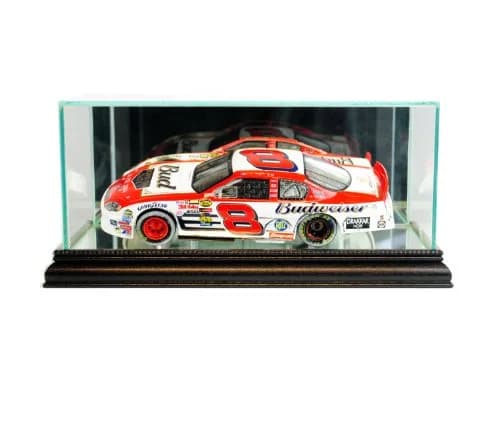 Perfect Cases NASCAR 1/24th Glass Display Case Black | UV Protected & Wooden Frame thumbnail 1